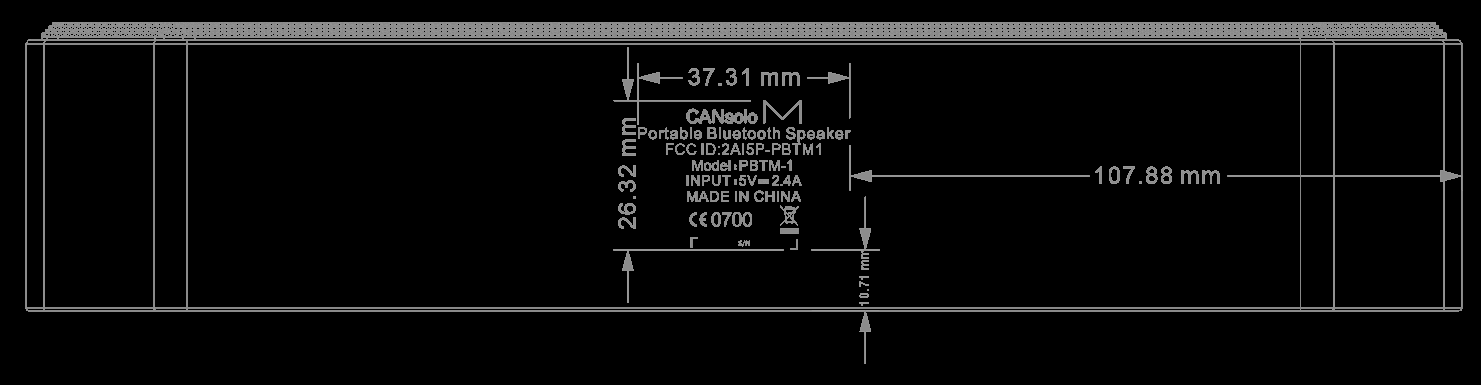 FCC ID 2AI5P-PBTM1 ID Label Location Info
