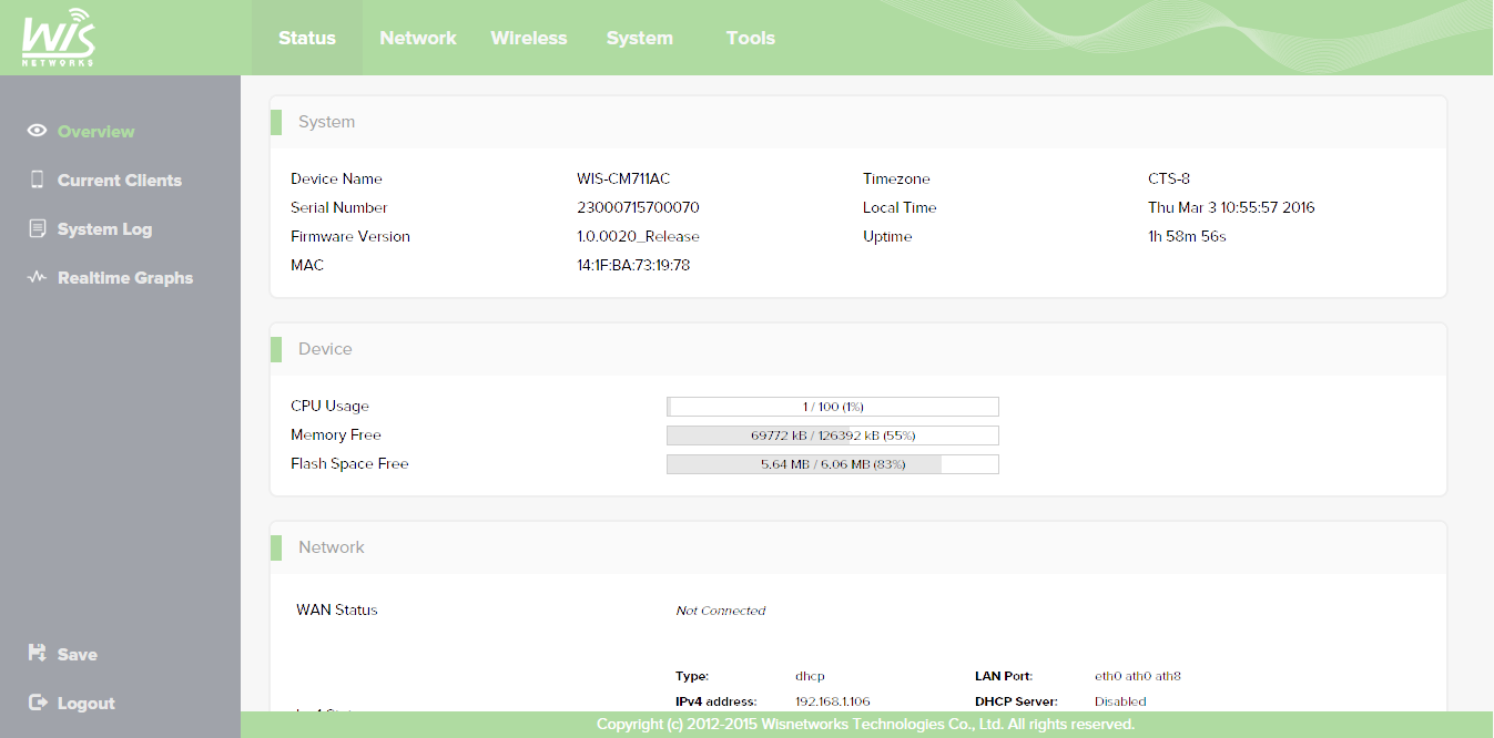 FCC ID 2AI65WCAP-AC Users Manual