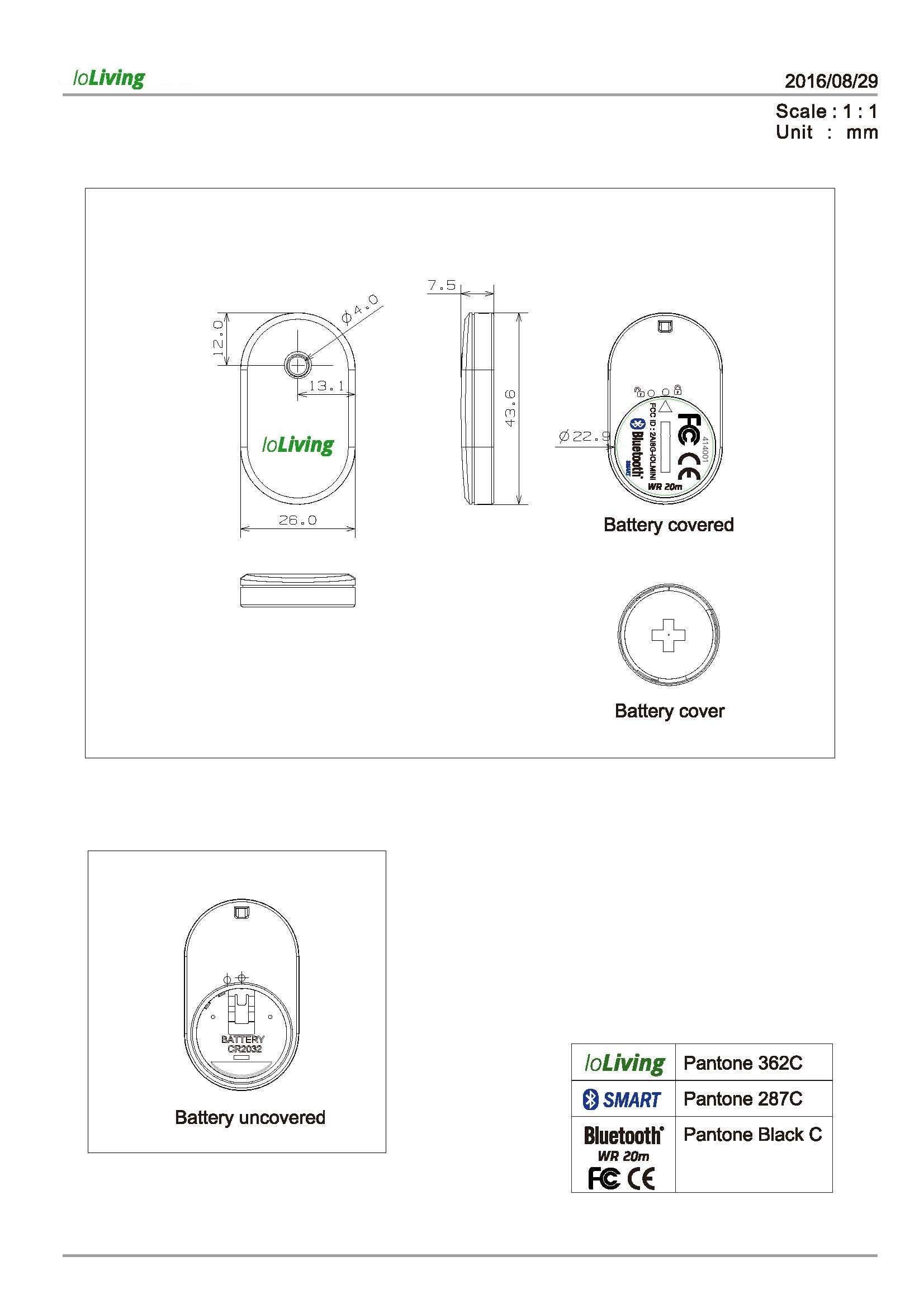 FCC ID 2AI8G-IOLMINI ID Label Location Info