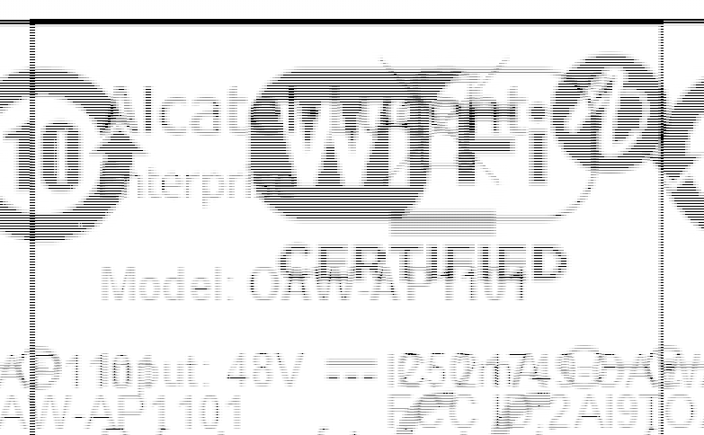 FCC ID 2AI9TOAW-AP1101 ID Label Location Info