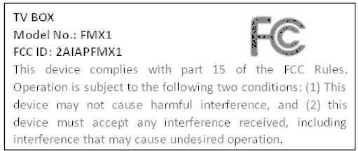 FCC ID 2AIAPFMX1 ID Label Location Info