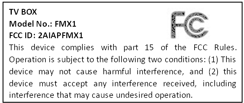 FCC ID 2AIAPFMX1 ID Label Location Info