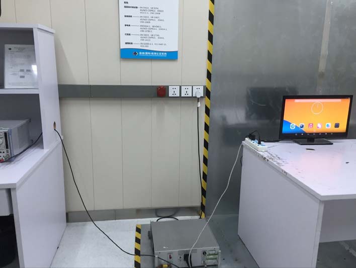FCC ID 2AILOMK809IV Test Setup Photos