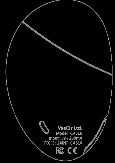 FCC ID 2AINP-CA516 ID Label Location Info