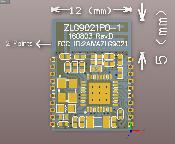 FCC ID 2AIVAZLG9021 ID Label Location Info