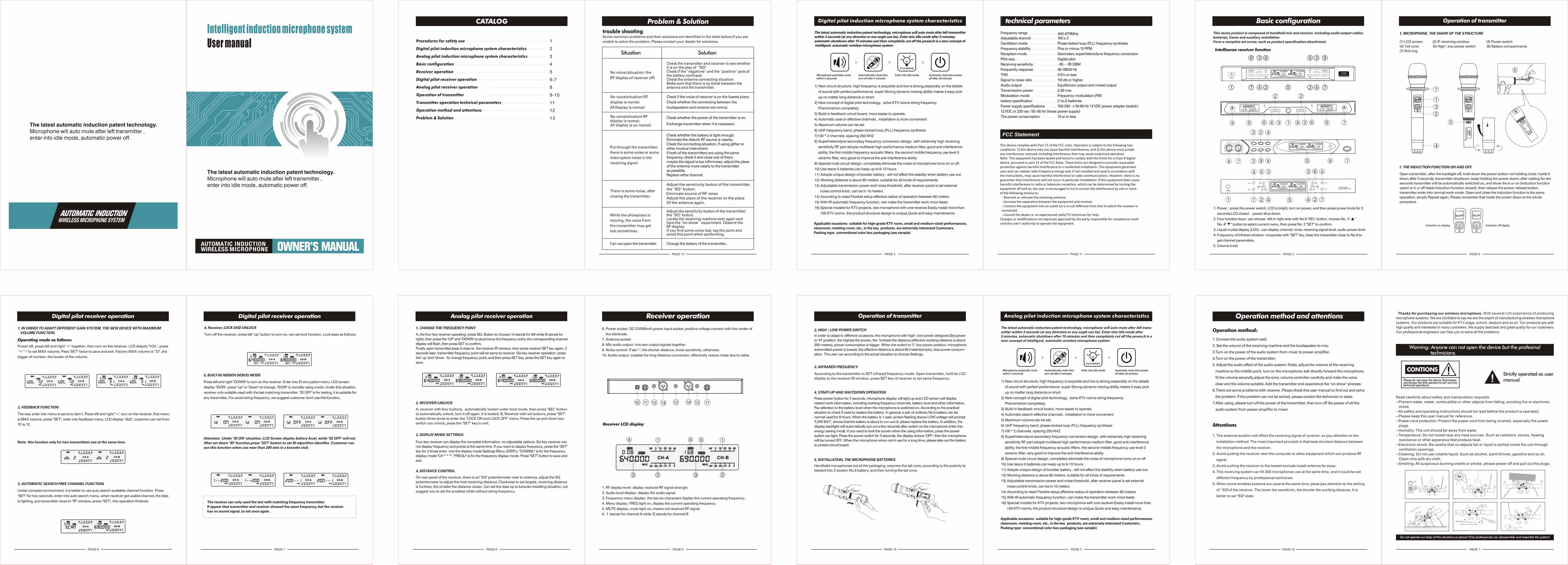 FCC ID 2AIWL-UHF618 Users Manual