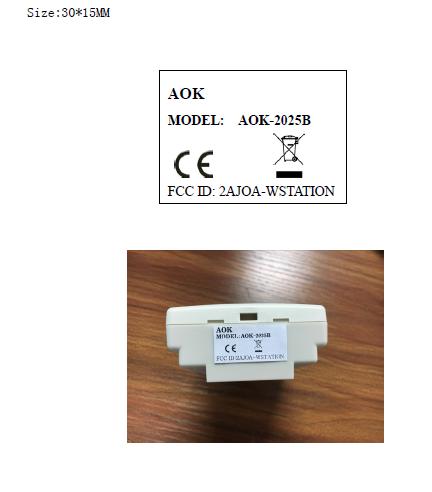 FCC ID 2AJOA-WSTATION ID Label Location Info