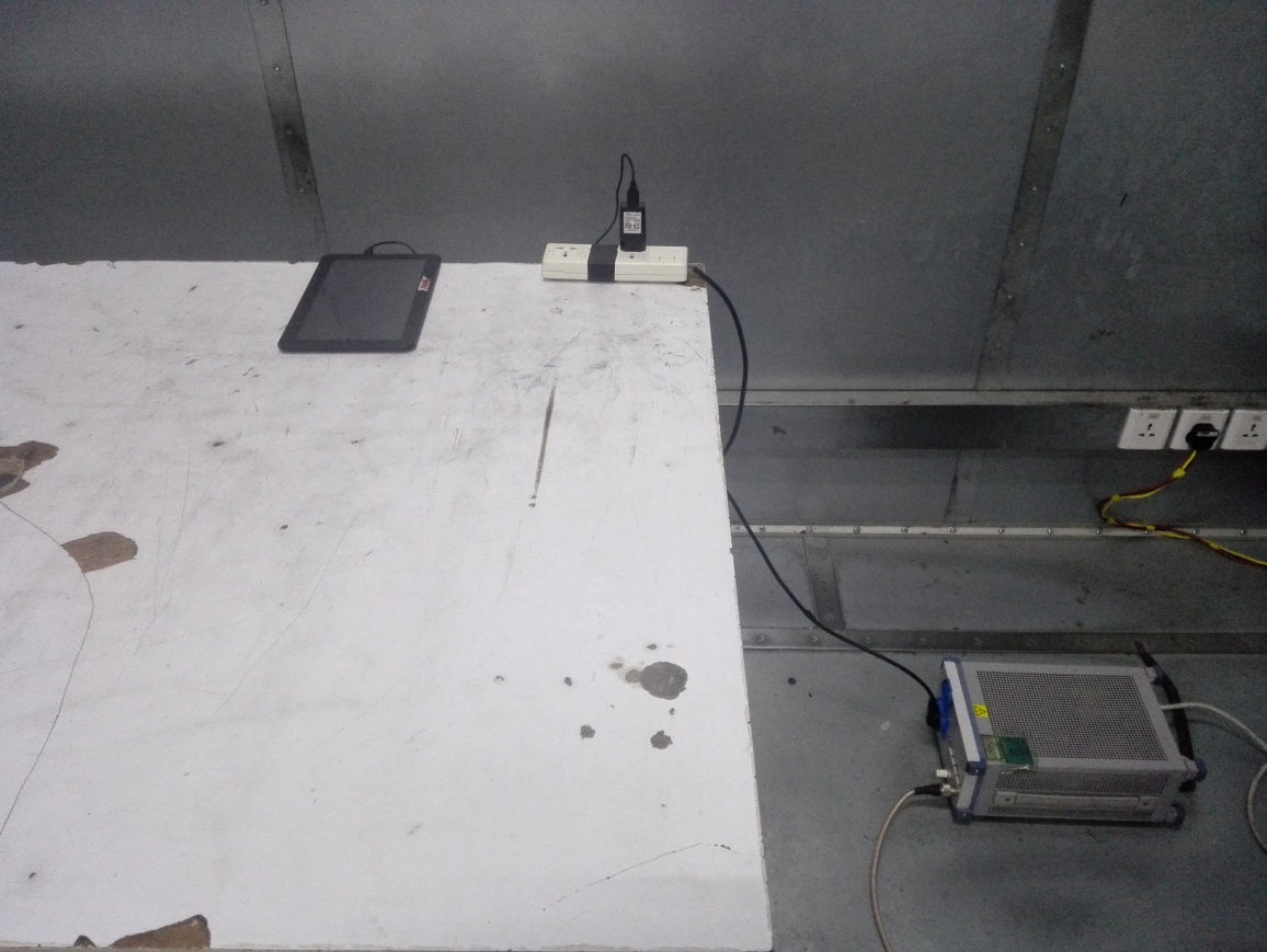 FCC ID 2AJVK-TAB101 Test Setup Photos