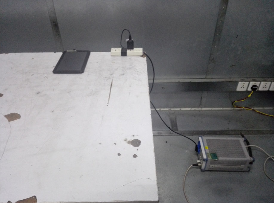 FCC ID 2AJVK-TAB106 Test Setup Photos