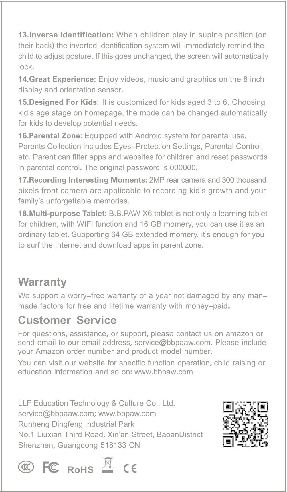 FCC ID 2AJXP-X6 Users Manual