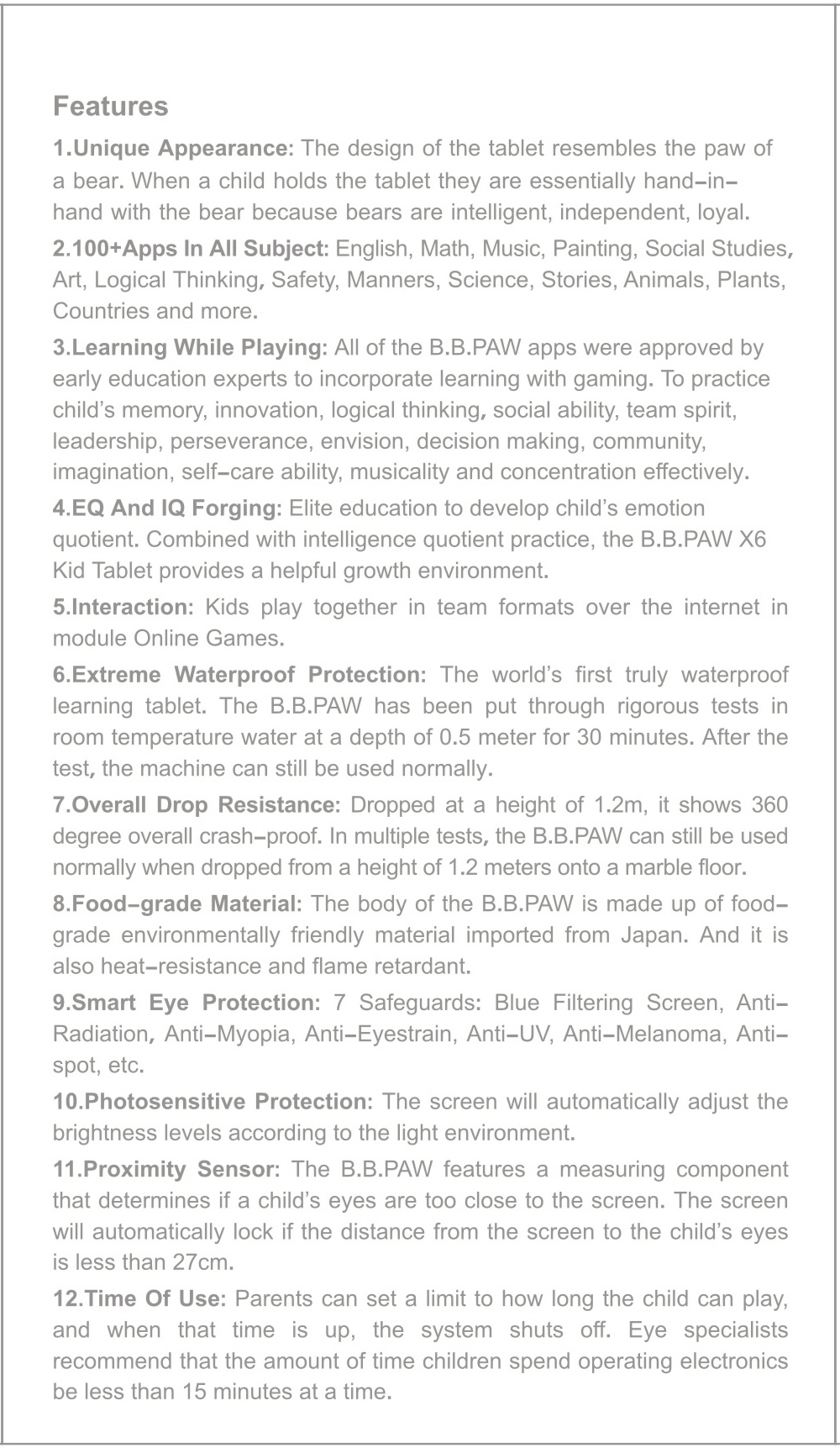FCC ID 2AJXP-X6 Users Manual