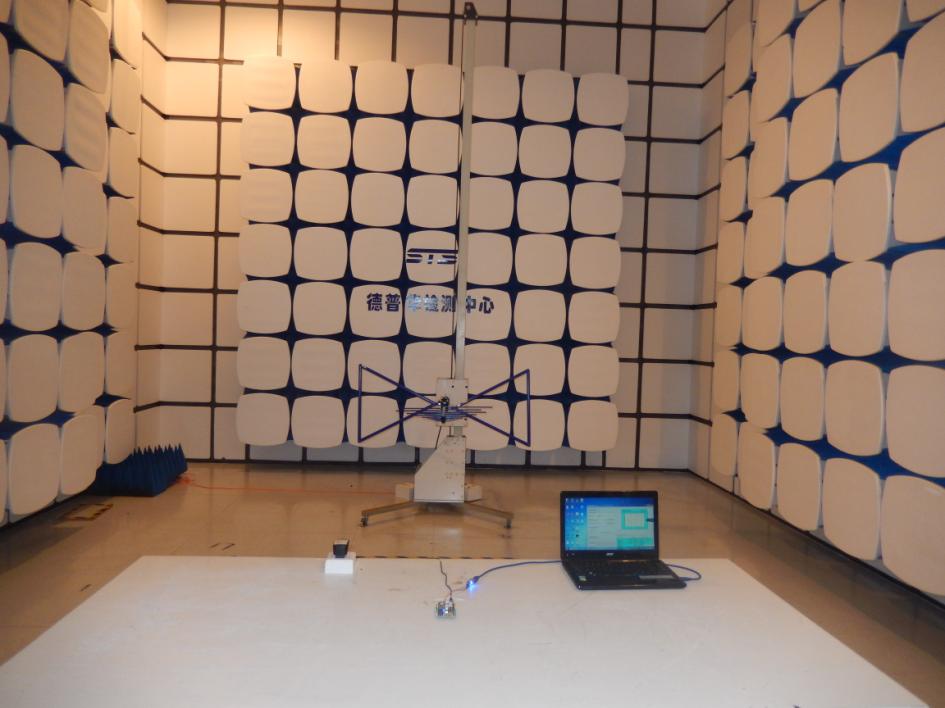 FCC ID 2AKCT-FIREDUINO Test Setup Photos
