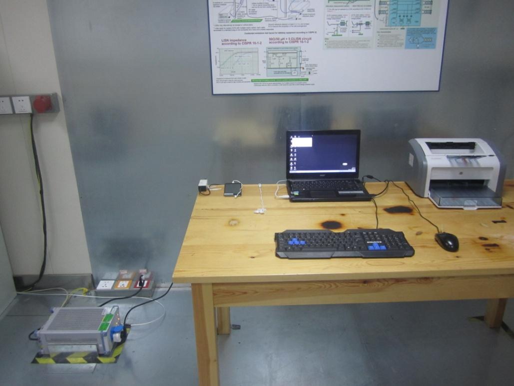 FCC ID 2AKLPE7S Test Setup Photos
