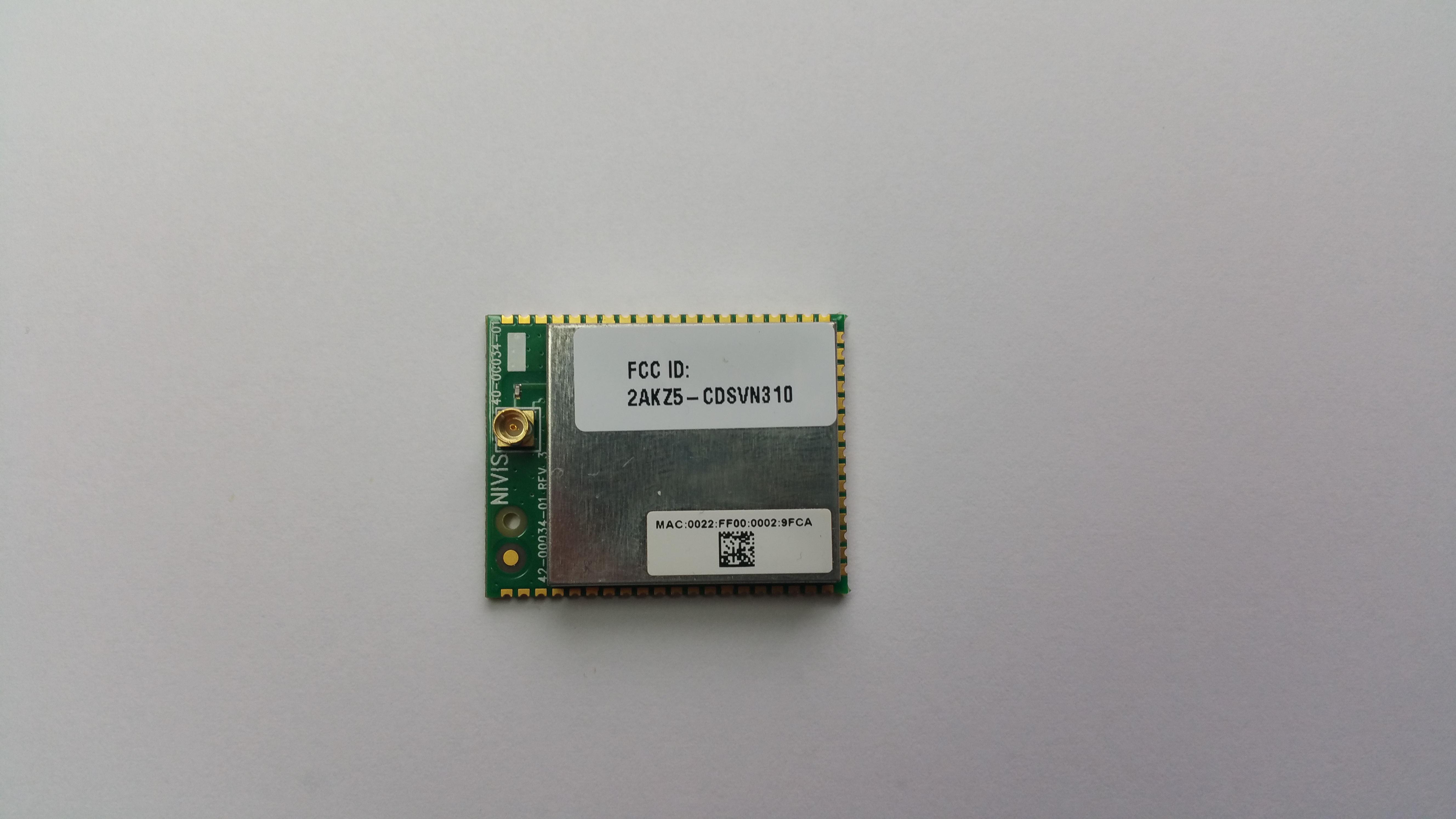 FCC ID 2AKZ5-CDSVN310 External Photos
