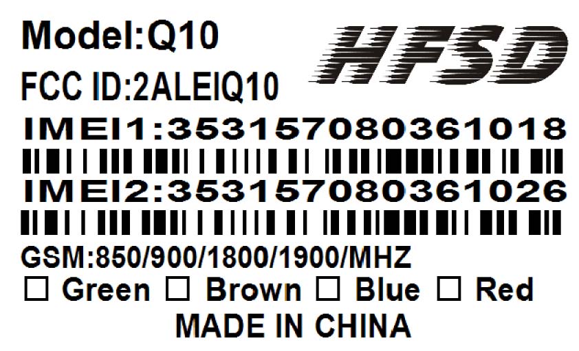 FCC ID 2ALEIQ10 ID Label Location Info