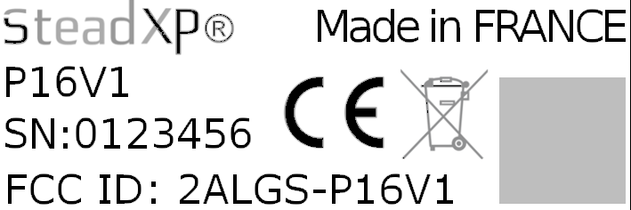 FCC ID 2ALGS-P16V1 ID Label Location Info