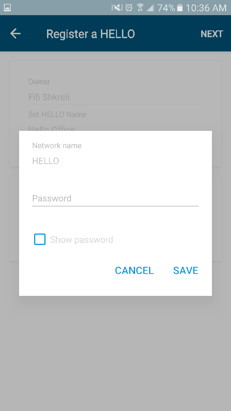 FCC ID 2ALUI-HELLO Users Manual