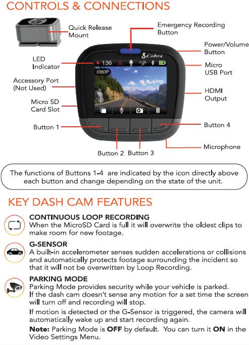 FCC ID BBOCDR855BT Users Manual