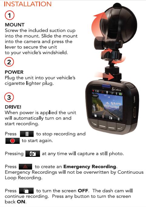 FCC ID BBOCDR855BT Users Manual