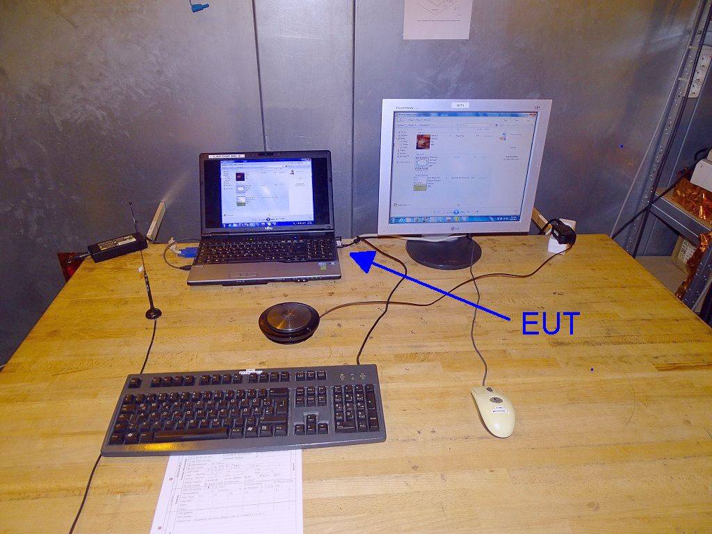 FCC ID BCE-END040W Test Setup Photos