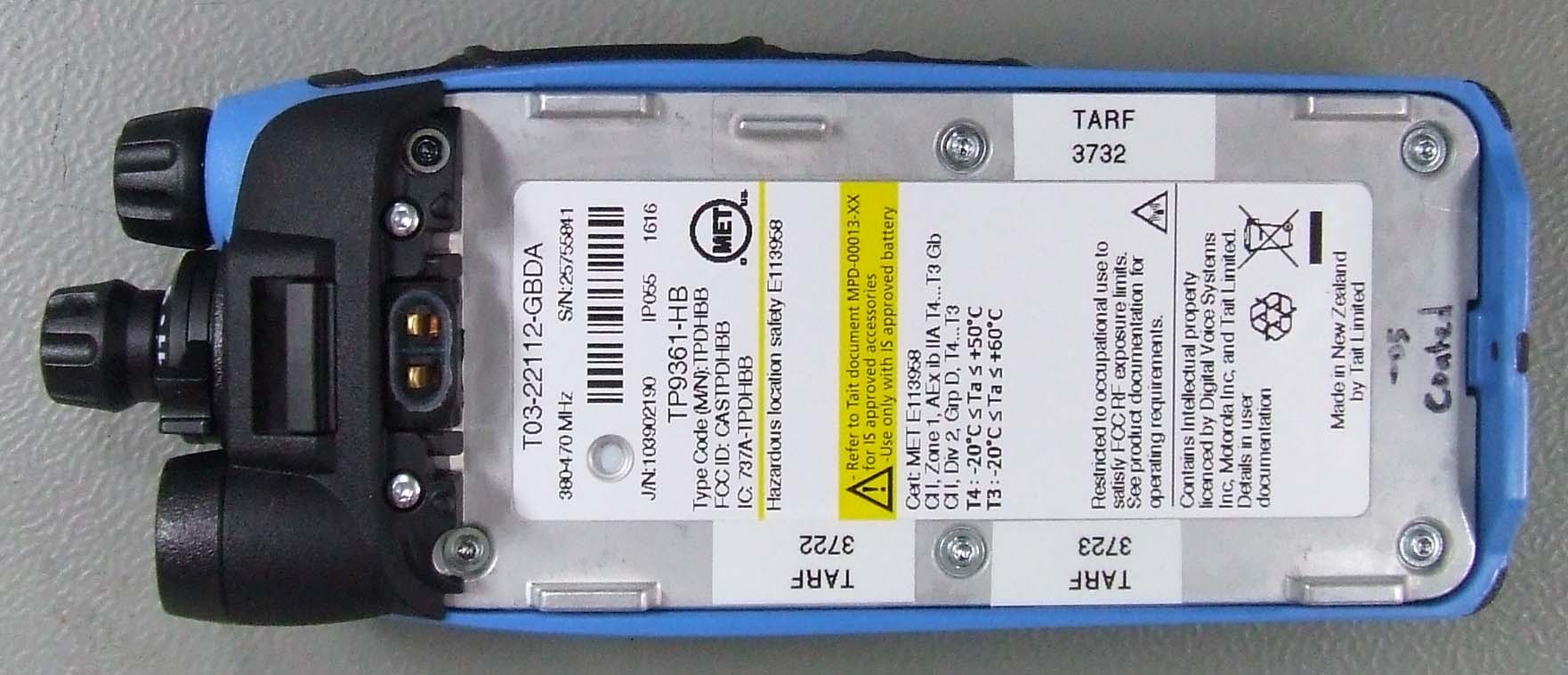FCC ID CASTPDHBB ID Label Location Info