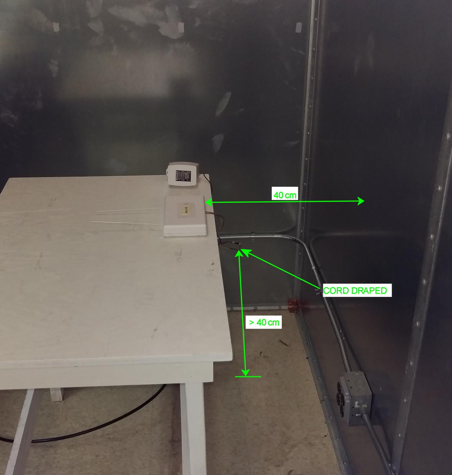 FCC ID CFS8DL5881EN Test Setup Photos