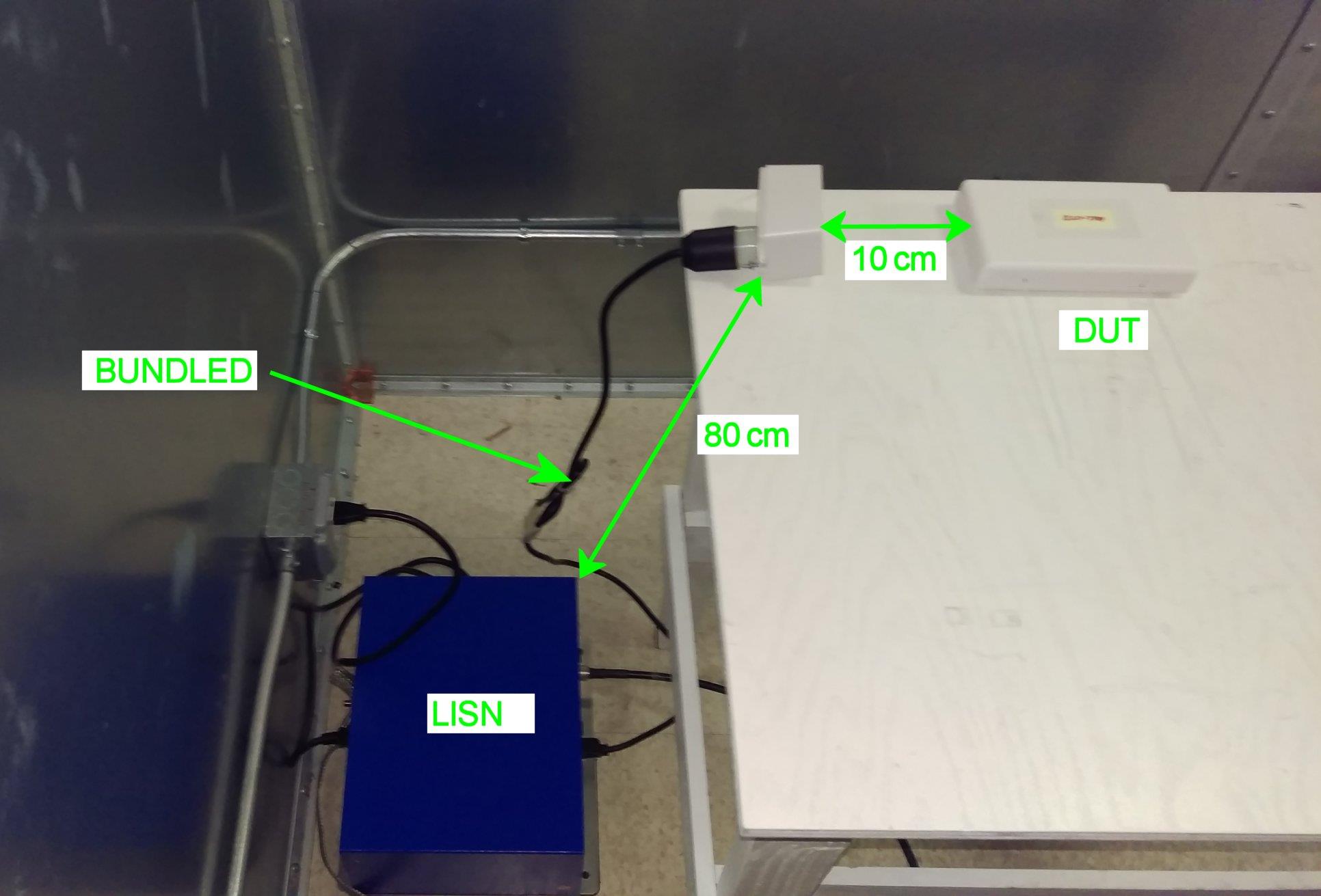 FCC ID CFS8DL5881EN Test Setup Photos