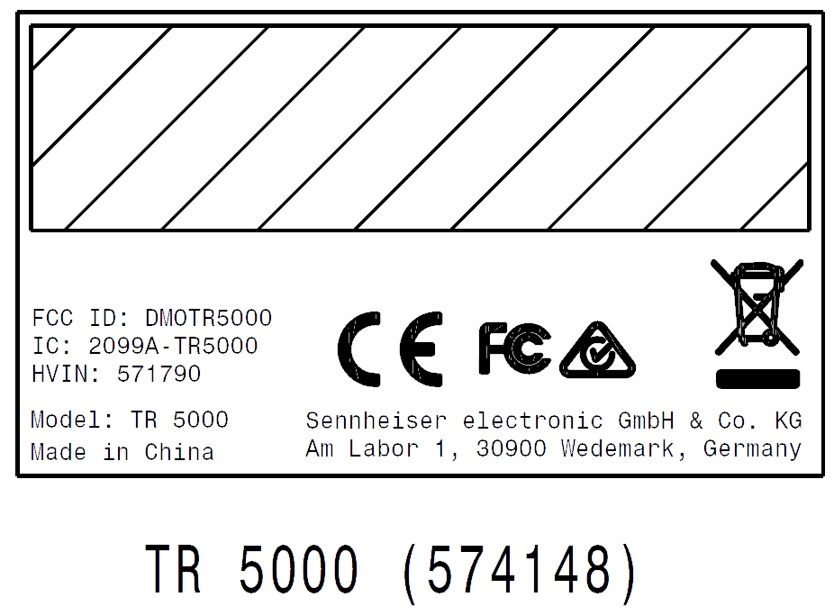 FCC ID DMOTR5000 ID Label Location Info
