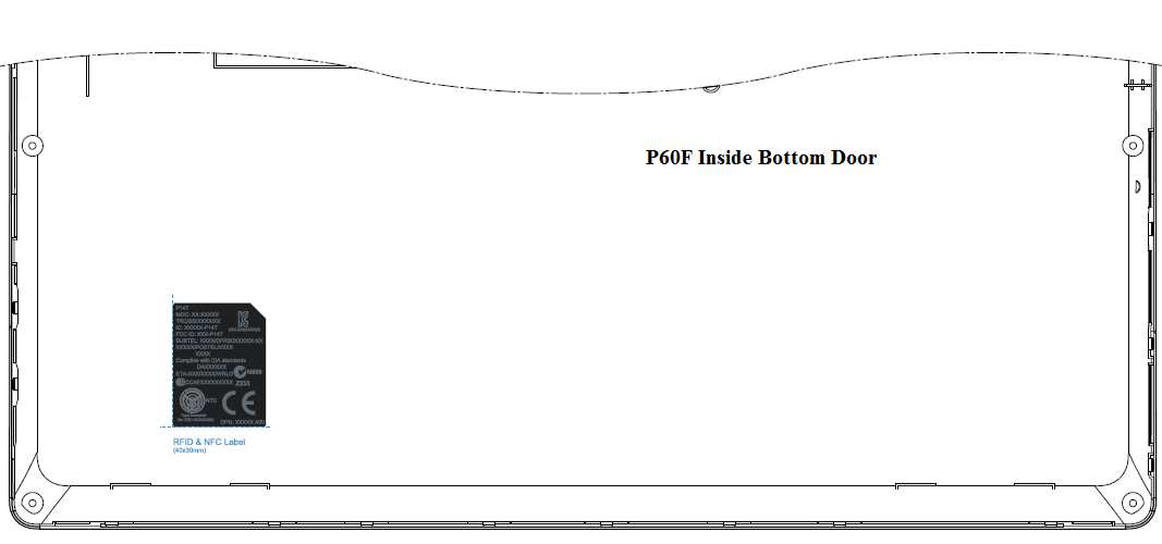 FCC ID E2K-DWRFID1602 ID Label Location Info