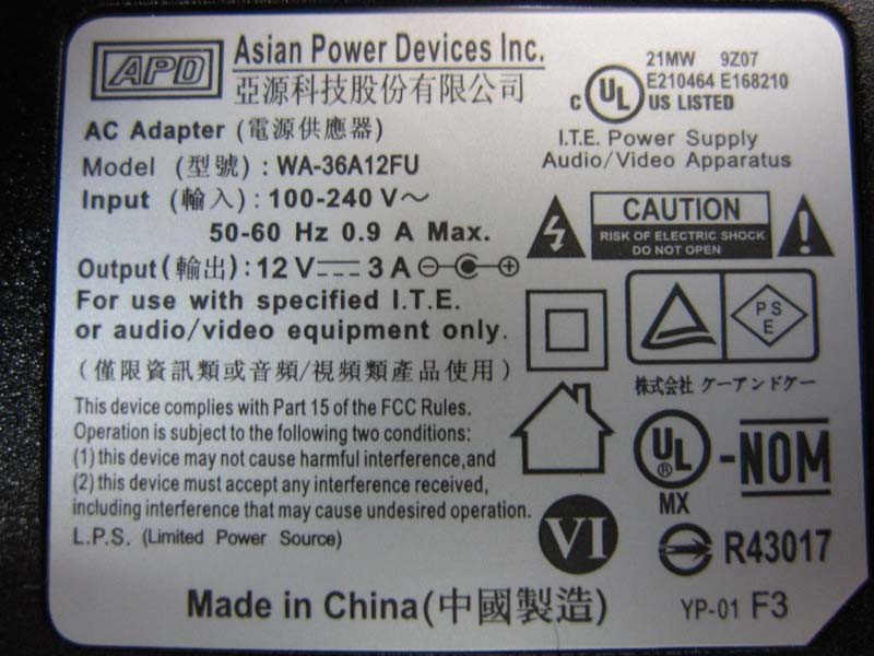 FCC ID FDI000000022 External Photos