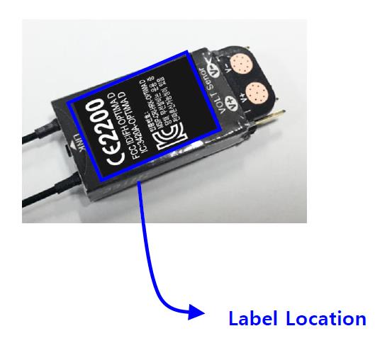 FCC ID IFHOPTIMAD ID Label Location Info