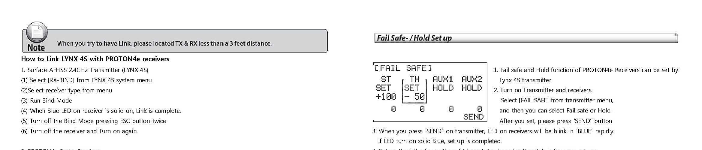 FCC ID IFHPROTON4E Users Manual