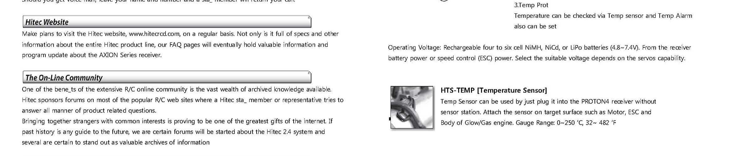 FCC ID IFHPROTON4E Users Manual