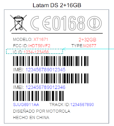 FCC ID IHDT56VF2 ID Label Location Info