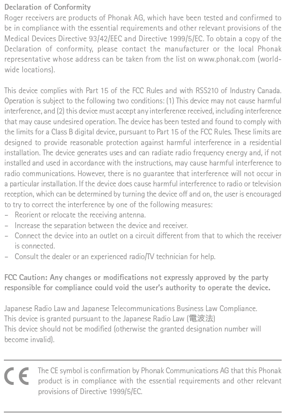 FCC ID KWCR21 Users Manual