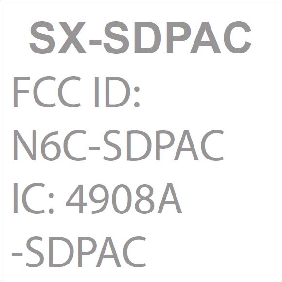 FCC ID N6C-SDPAC ID Label Location Info