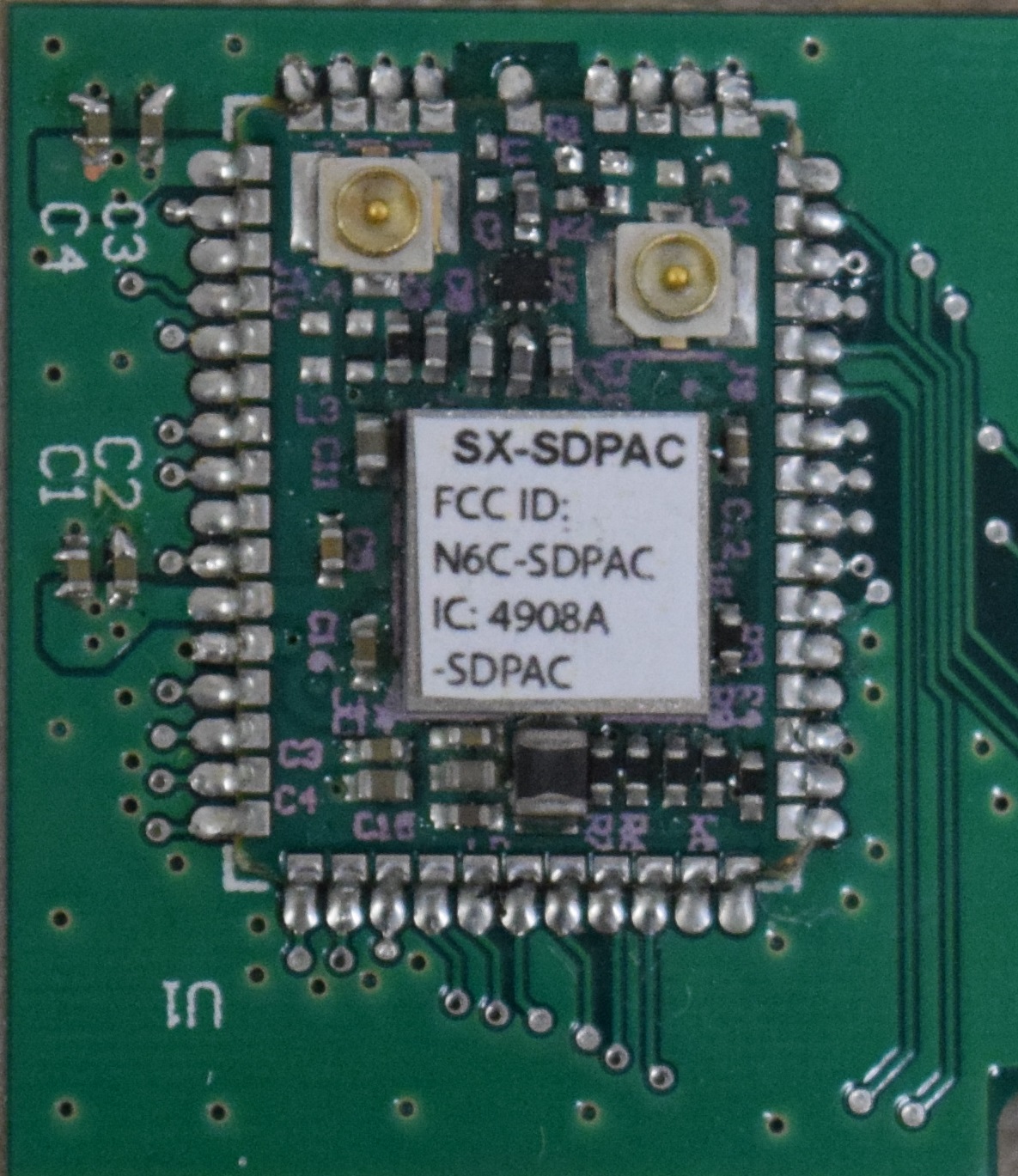 FCC ID N6C-SDPAC ID Label Location Info