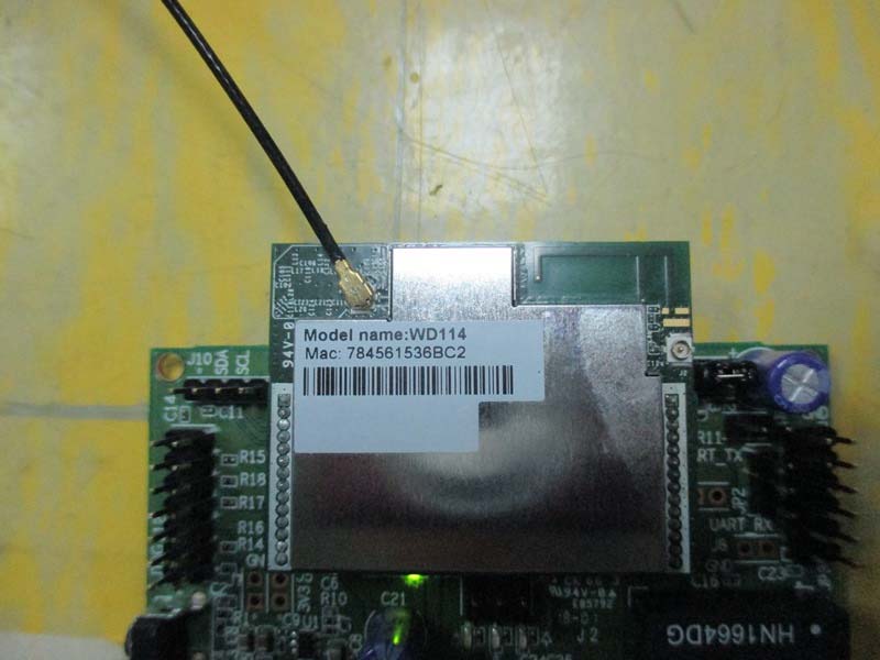 FCC ID N89-WD114 Test Setup Photos