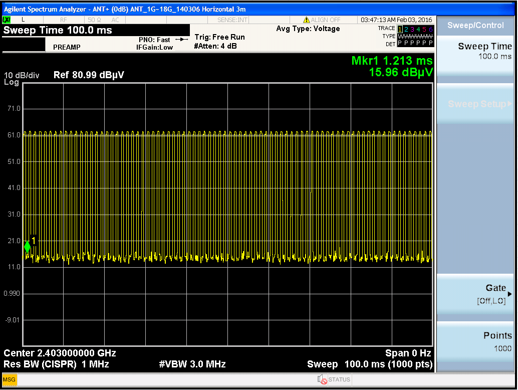 FCC ID NM82PS6500 Test Setup Photos