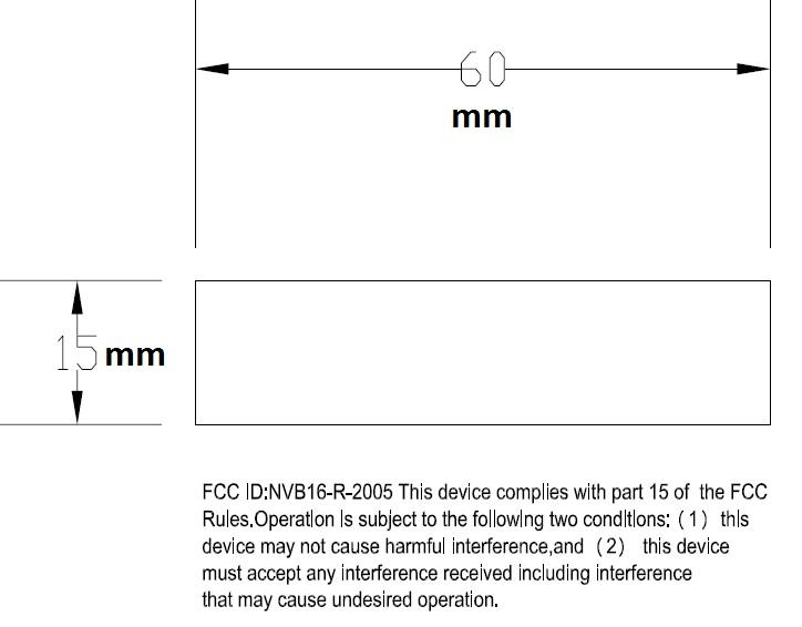 FCC ID NVB16-R-2005 ID Label Location Info
