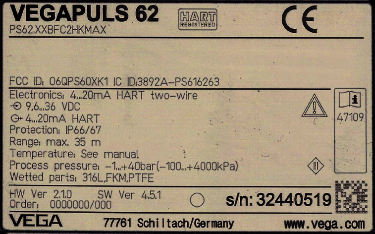 FCC ID O6QPS60XS2 Users Manual