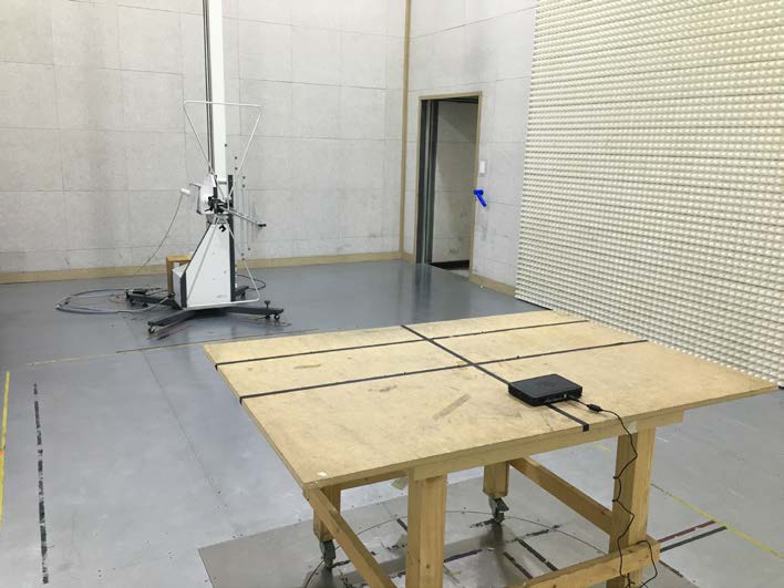FCC ID O6ZC41W-500 Test Setup Photos