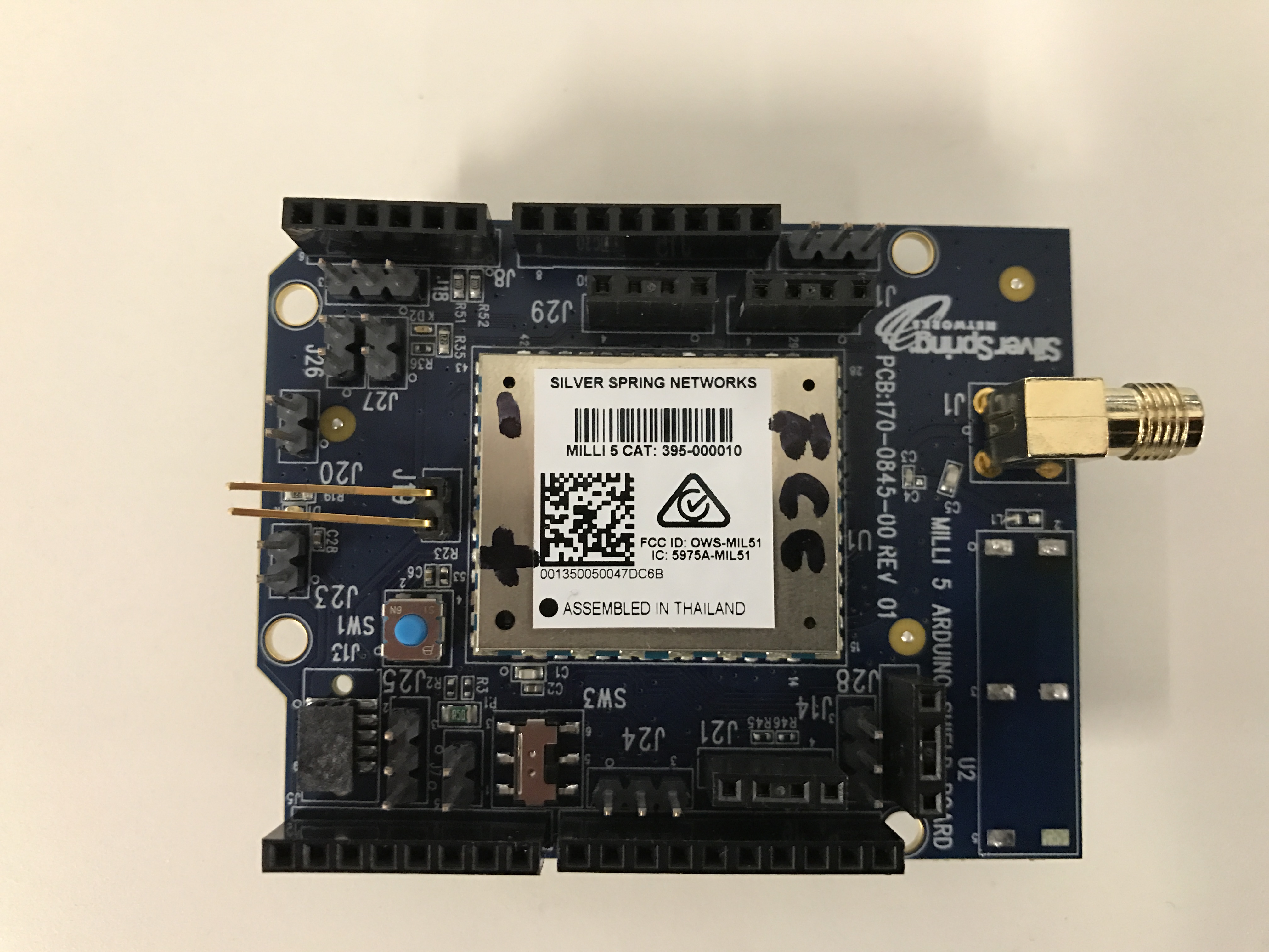 FCC ID OWS-MIL51 ID Label Location Info