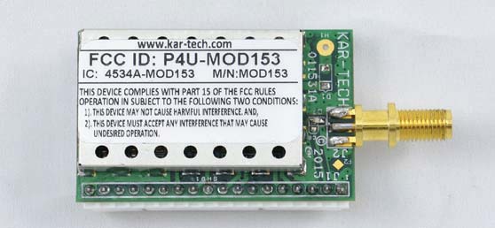 FCC ID P4U-MOD153 Users Manual