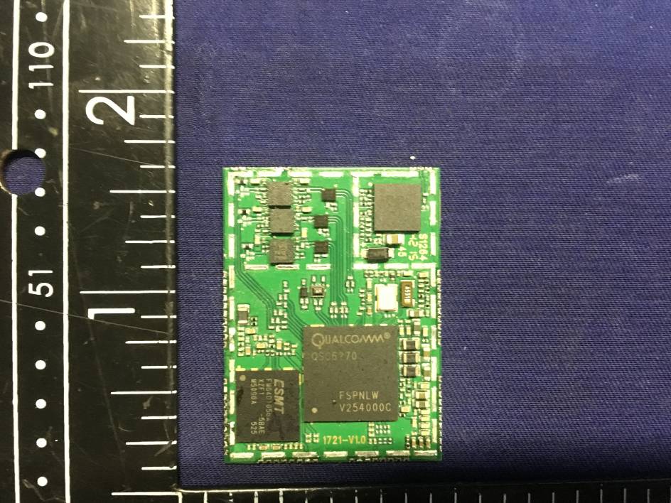 FCC ID PJ7-1721 Internal Photos