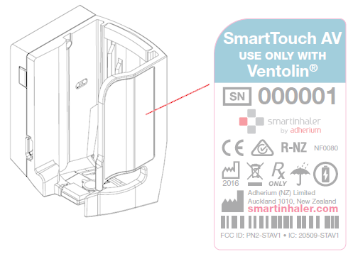 FCC ID PN2-STAV1 ID Label Location Info