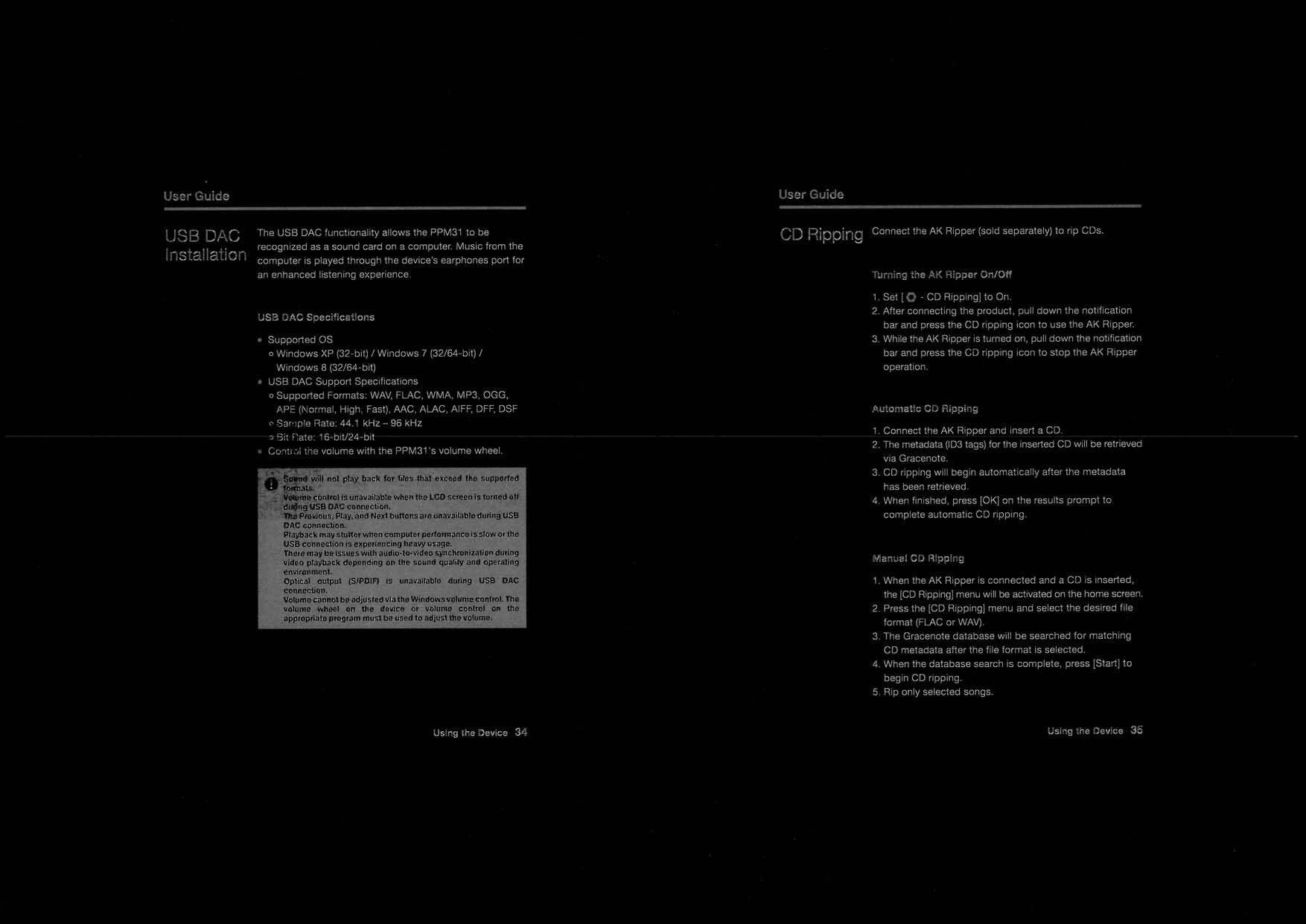 FCC ID QDMPPM31 Users Manual