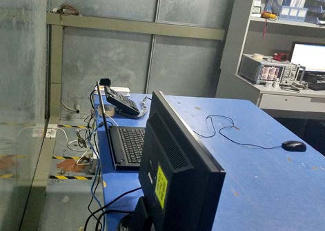FCC ID QIS-ESPACE6805 Test Setup Photos