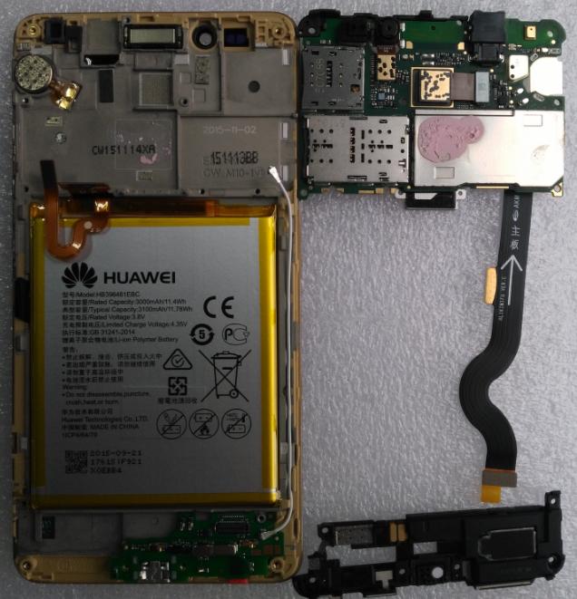 FCC ID QISKII-L33 Internal Photos