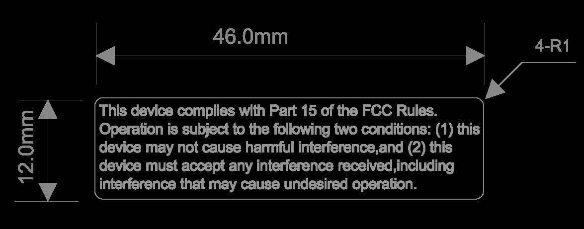 FCC ID QISPRU11WIFI ID Label Location Info